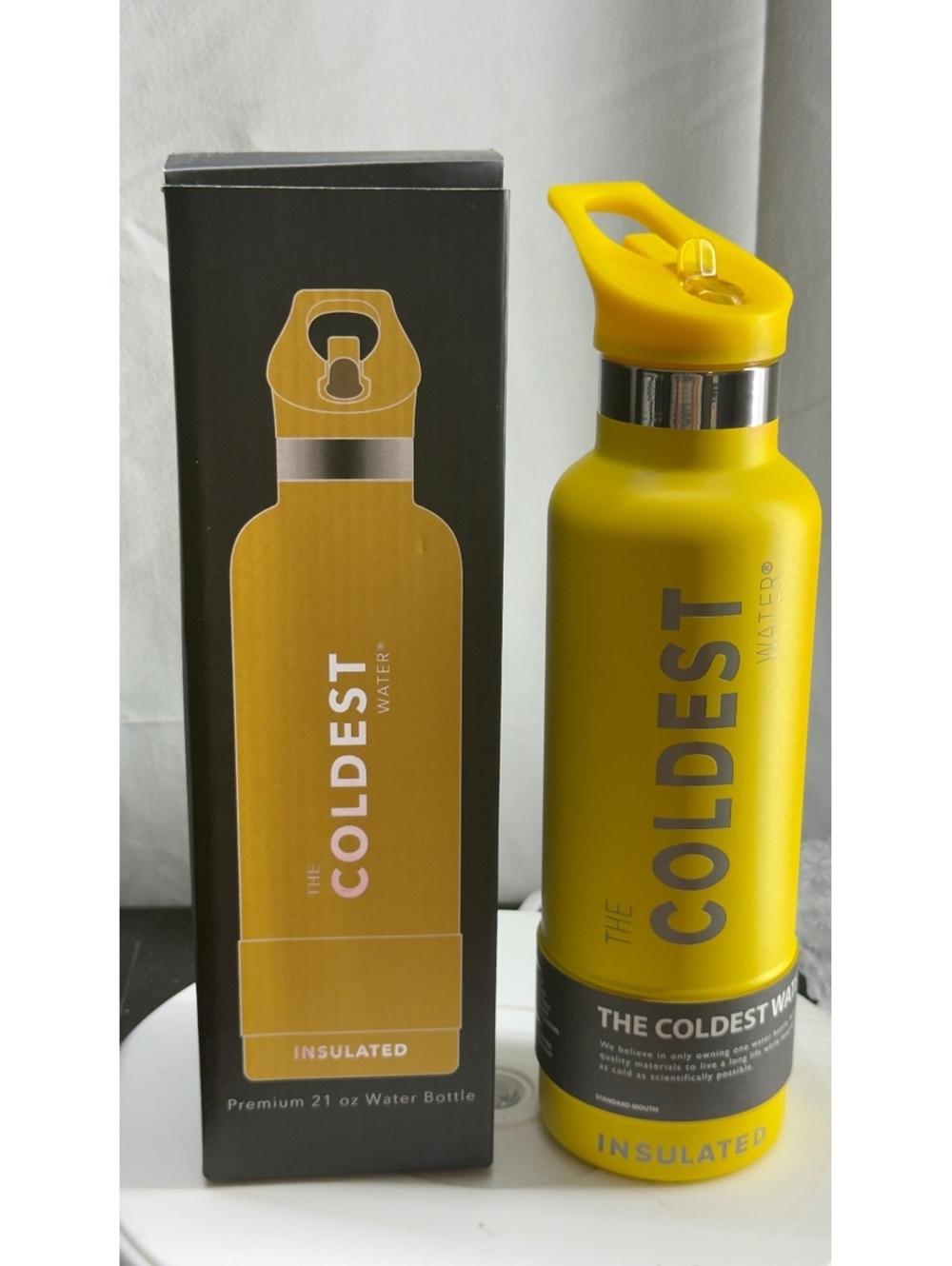 The Coldest Water Bottle - 21oz Sports Wide Mouth Hot Cold